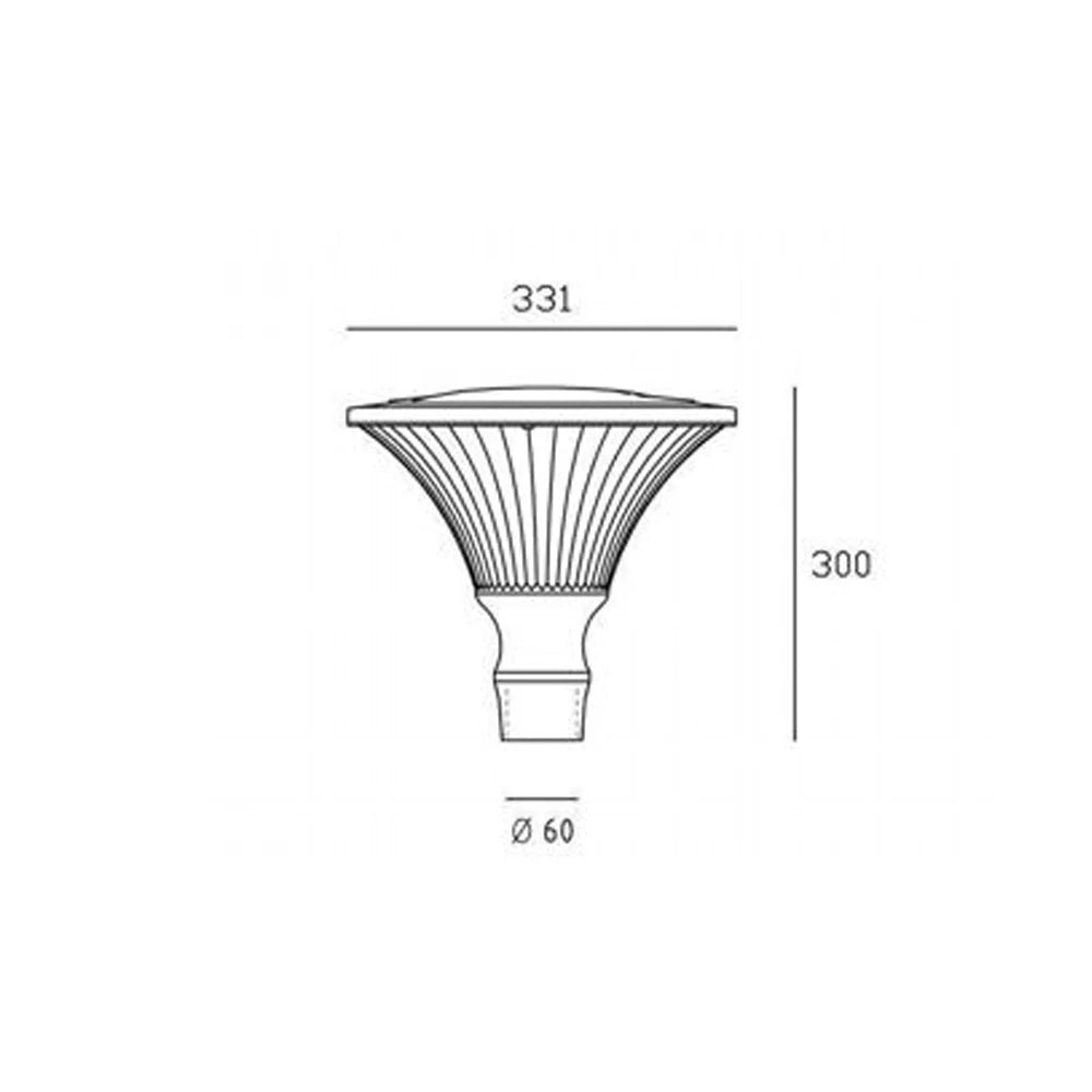 Testapalo Contemporanea Soriano Alluminio Bianco 1 Luce E27