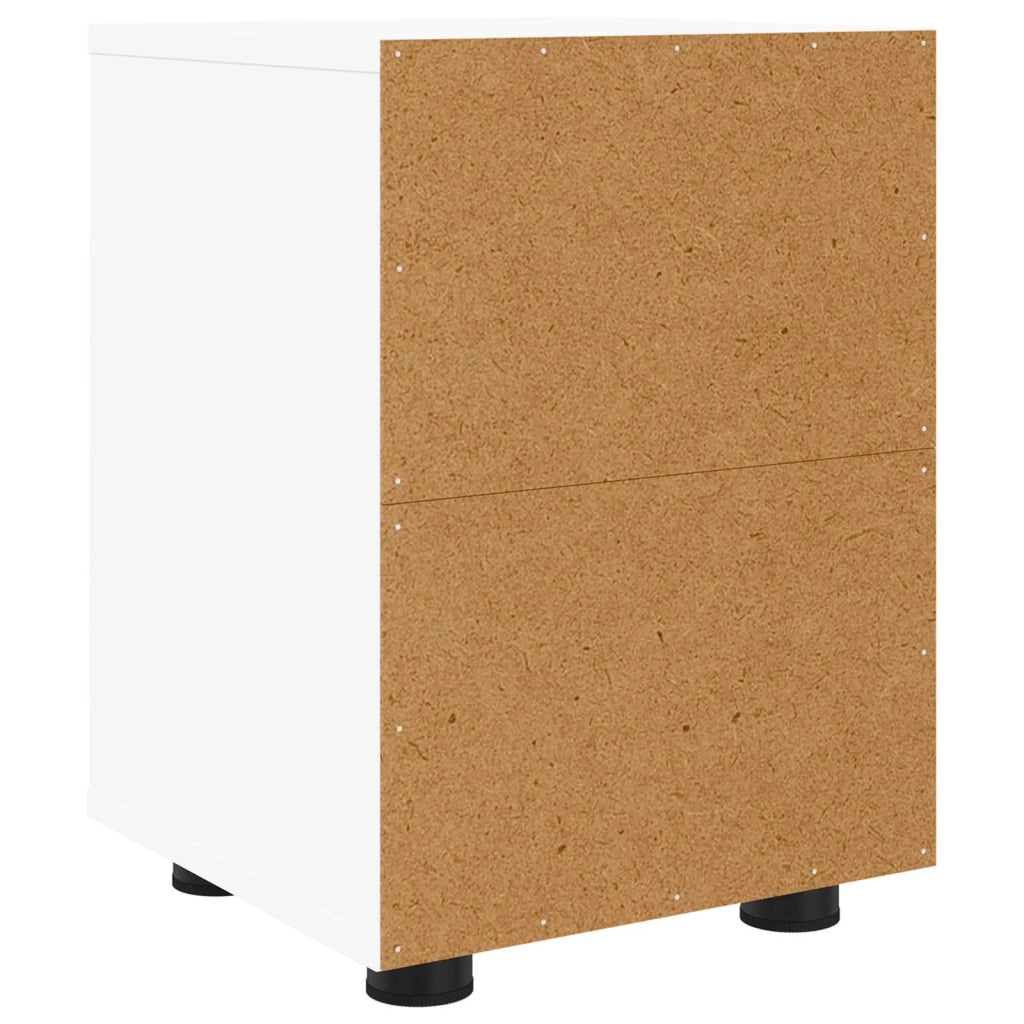 Comodini 2 pcs Bianco 30,5 x 30 x 43 cm Legno multistrato 888798