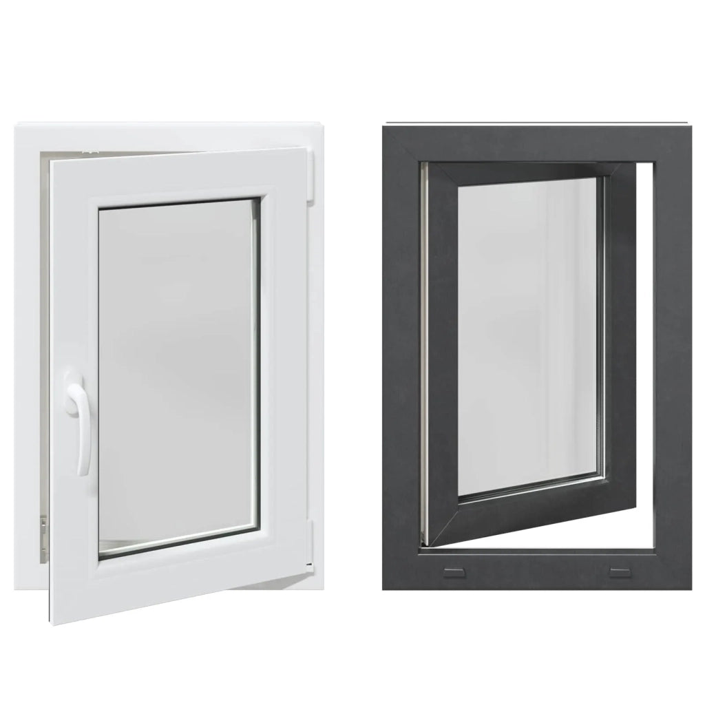 Finestra per Soffitta RISOR 50 x 75 cm PVC e Vetro Antracite CFW6002596
