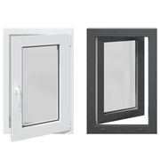 Finestra per Soffitta RISOR 50 x 75 cm PVC e Vetro Antracite CFW6002596