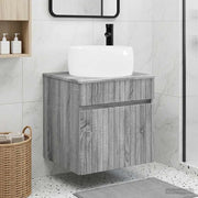 Mobile lavabo da parete Sonoma grigio 49 x 44,5 x 66 cm 890618