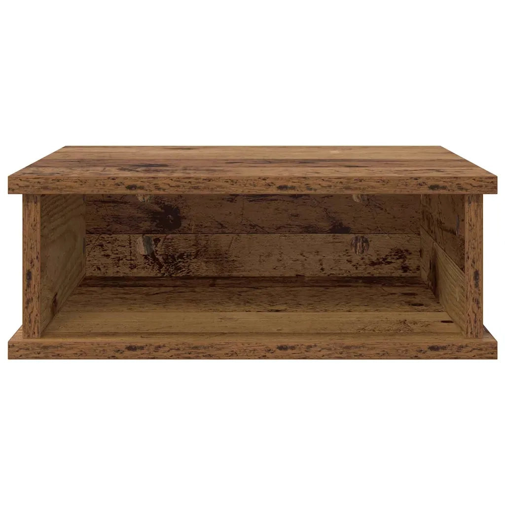 Comodino 2 pcs Legno vecchio 40 x 31 x 15 cm Legno multistrato