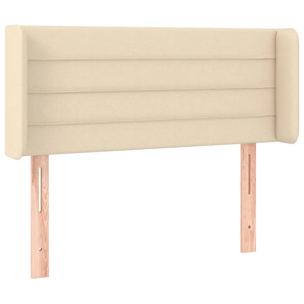 Testiera a LED-Testata con LED Crema 93x16x78/88 cm in Tessuto 150402