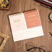 Calendario da Parete a Doppia Faccia Mini Display di Piano da Ufficio Calendario di Piano da Ufficio Accessori di Ufficio Portatile