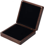 Artefatto in legno di noce - Scatola per gioielli - Cassetto magnetico - Rivestimento morbido in velluto - Utilizzo duraturo - Scatola per gioielli con coperchio magnetico