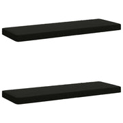 Cuscini per Panchina a 2 Pezzi VUGHT 2 pz 100% Poliestere Nero 951199