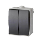 Interruttore doppio bidirezionale - GAO - Aquatop - IP54, impermeabile, resistente all'acqua/polvere