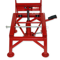 Alzamoto idraulico, max 135 kg, altezza 35-90 cm, Pedana solleva moto