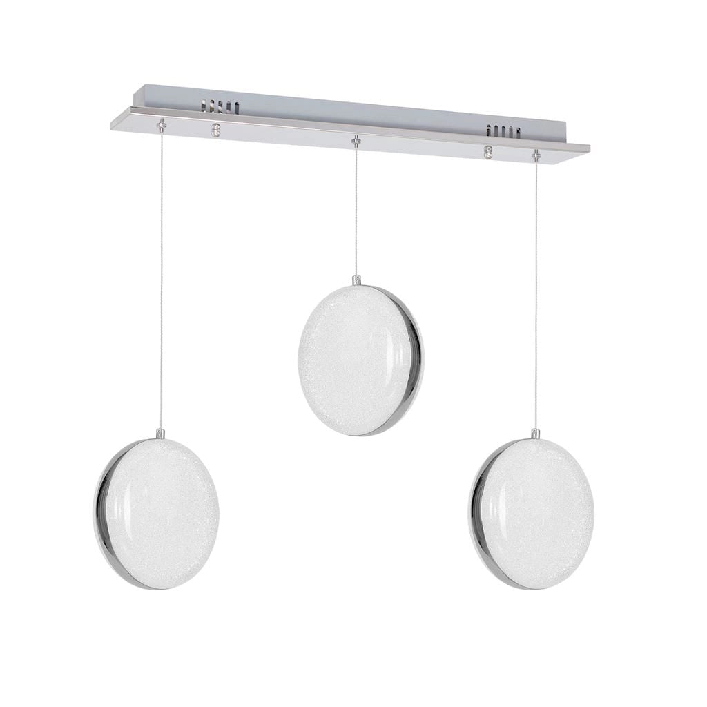 Lampadario Milagro LIRA LED 28W bianco/cromo ML5497