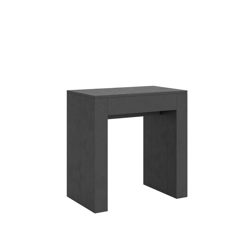 Consolle allungabile 78x47/299 cm Allin - Antracite Spatolato