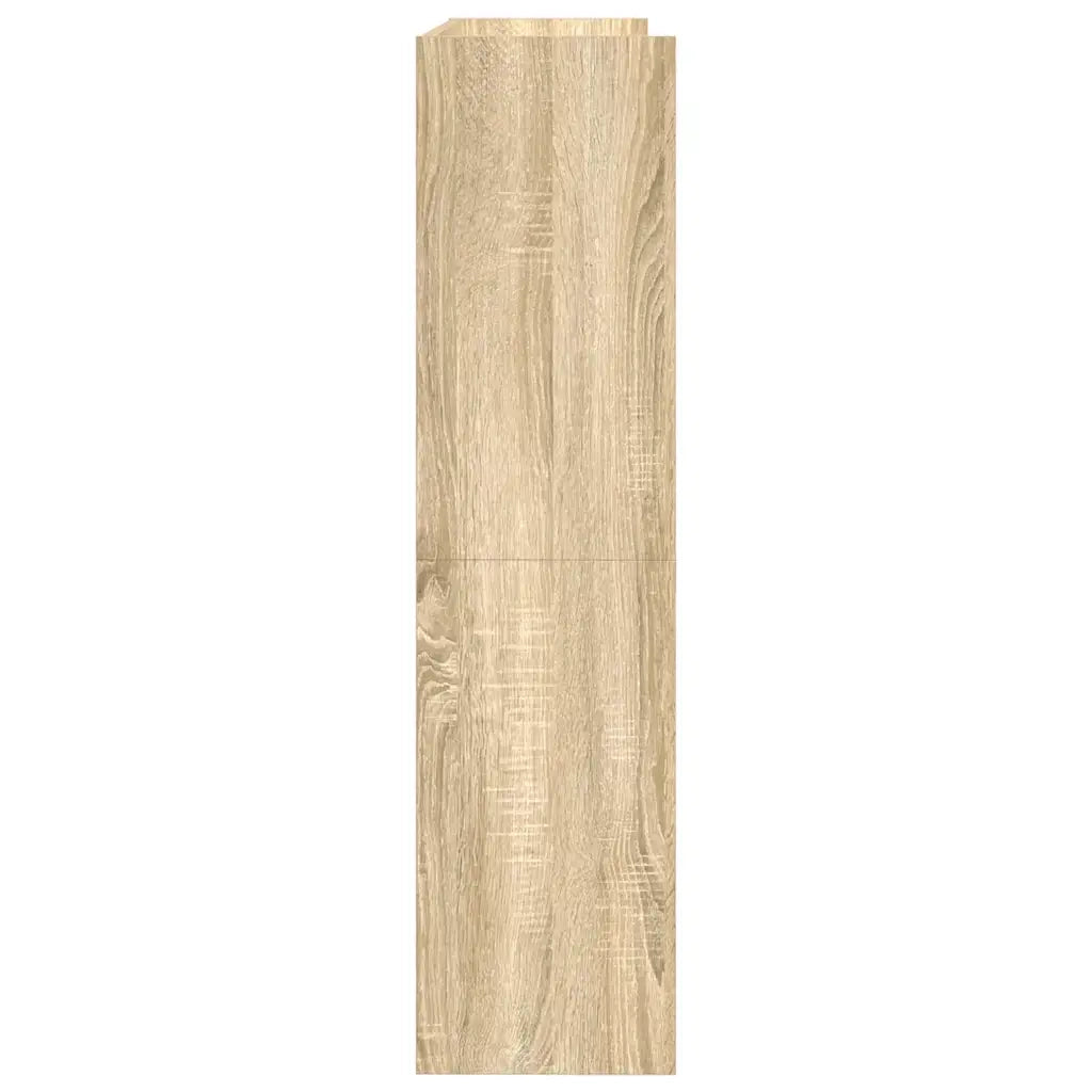 Scarpiera Rovere Sonoma 80x25x100 cm in Legno Multistrato 859898
