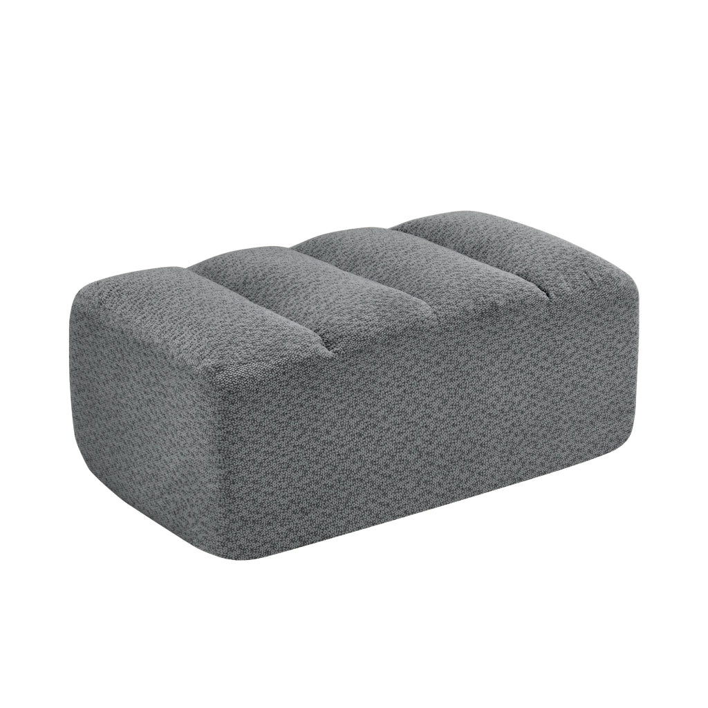 DIVANO Modulare senza montaggio in Fleece granulare Grigio 25x25x83 cm