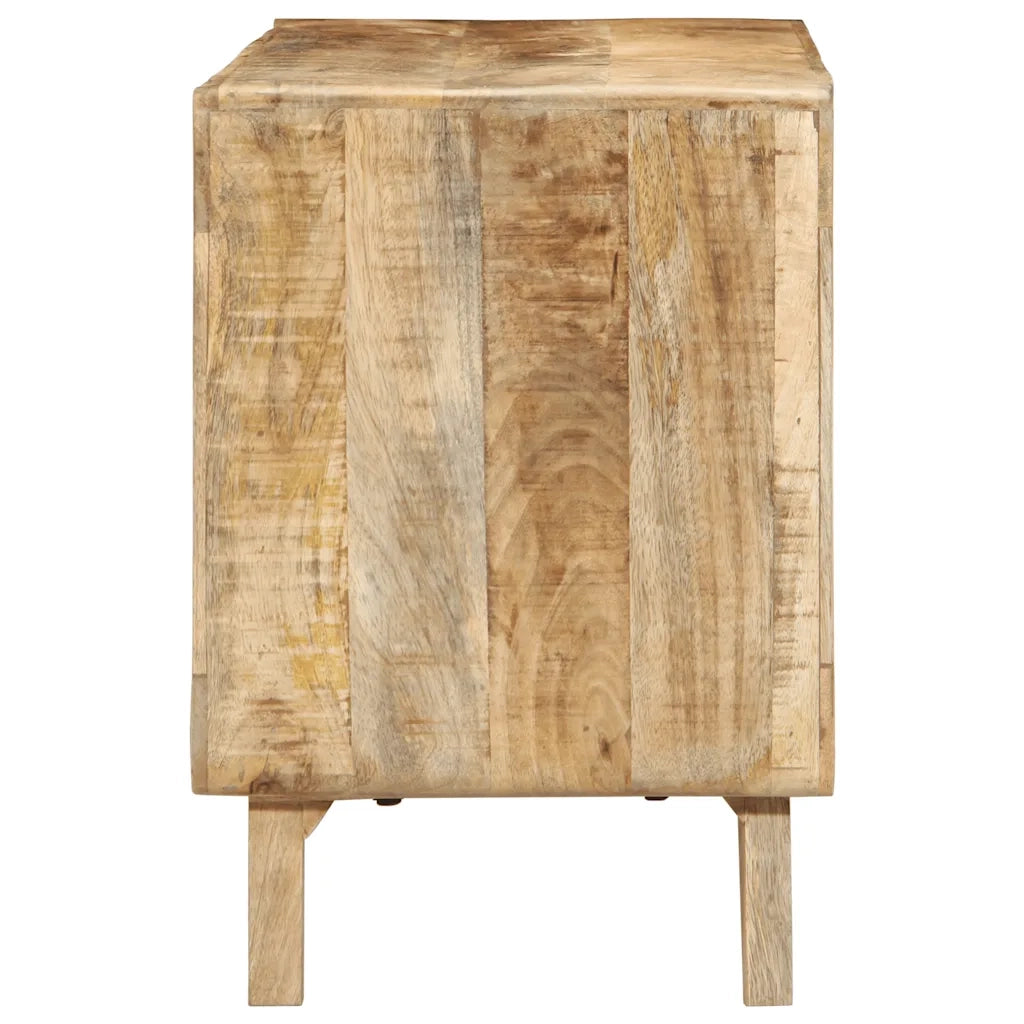 Mobile Porta TV 105x46x32 cm in Massello di Mango Grezzo 4104523