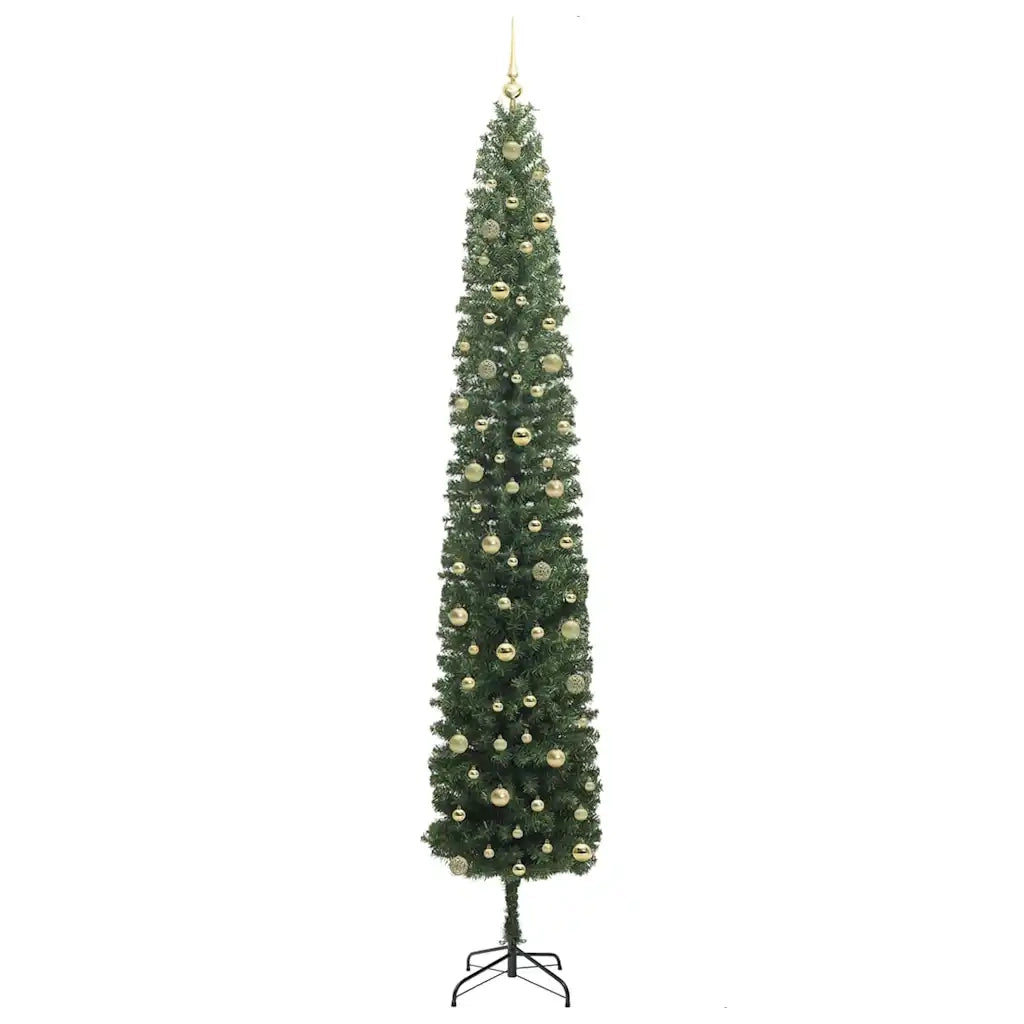 Albero di Natale artificiale con 300 LED Verde 270 cm 3394982