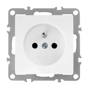 Presa Singola Con Messa A Terra Oste Jnh001-g White