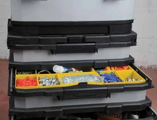 Stanley 1-95-622 Cassetta degli attrezzi Metallo, Plastica Nero, Grigio