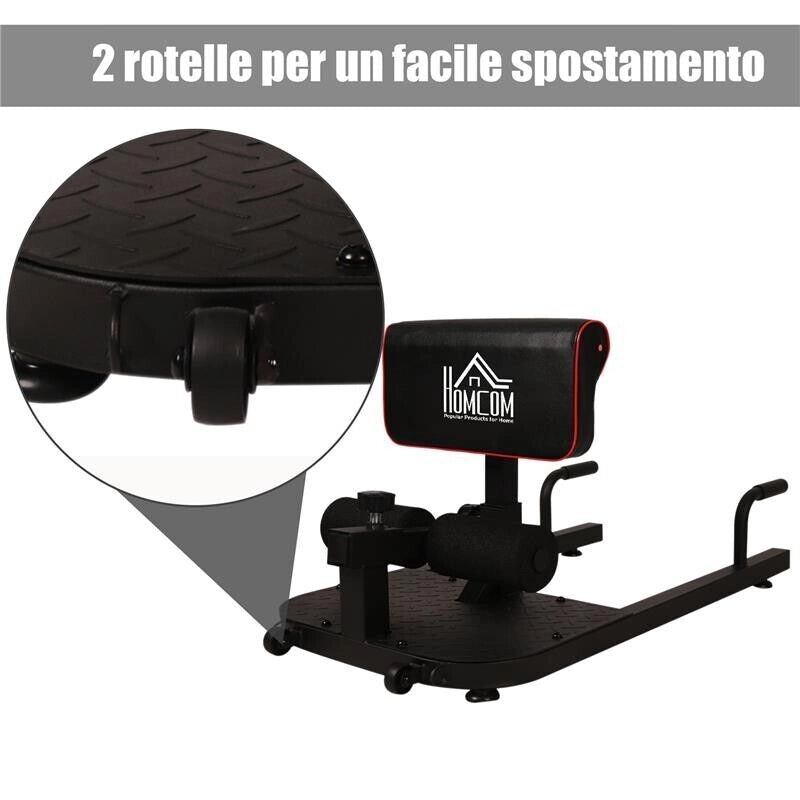 PANCA FITNESS PER SQUAT SISSY IN ACCIAIO