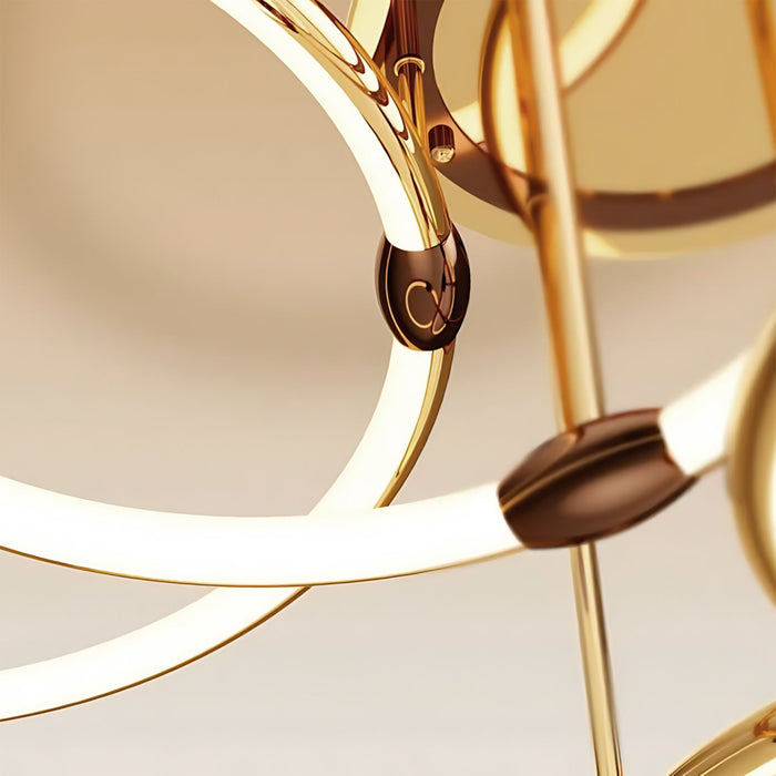 Lampada Da Soffitto G122-3c Gold Led