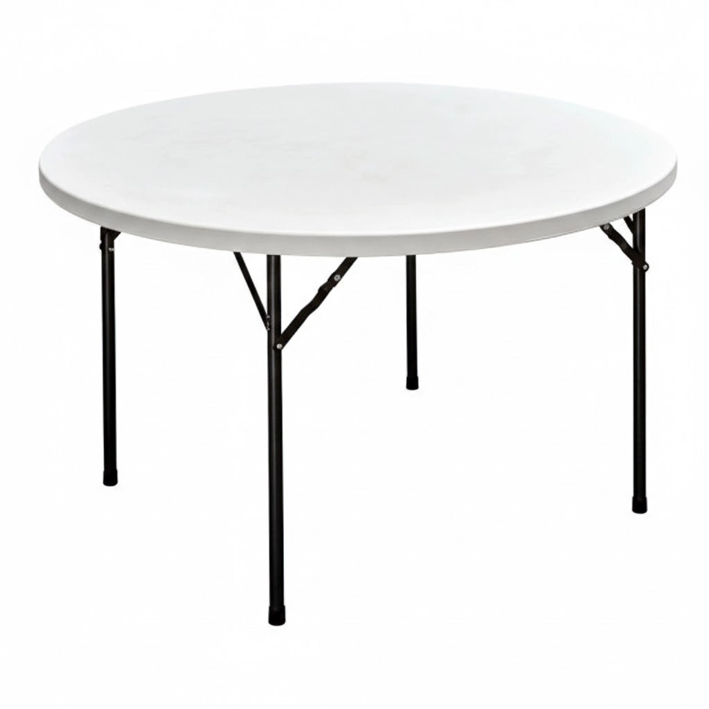 TAVOLO TONDO PIEGHEVOLE 'PARTY' Ø cm 120 x h. 74 - colore bianco  - LIF