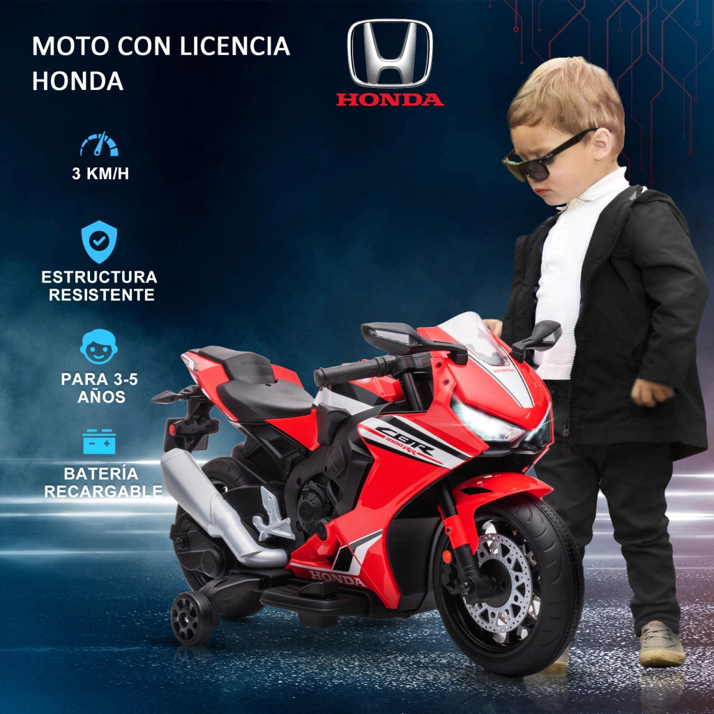 Moto Elettrica per Bambini ¨C zephmum ¨C Rosso 90x44x52 cm