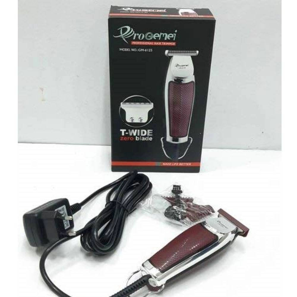 Trade Shop - Trimmer Professionale Tagliacapelli Elettrico Regolabile Con Filo Geemy Gm-6125 -