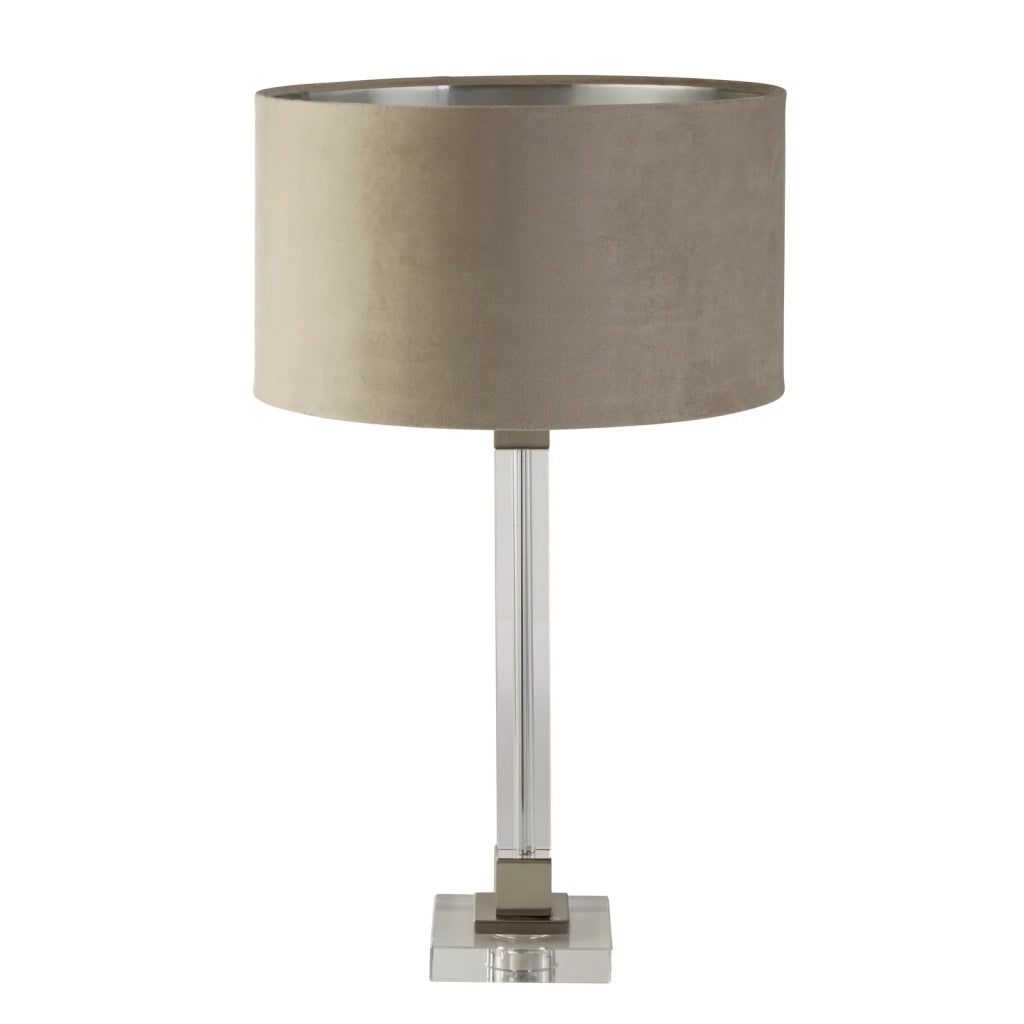 Lampada Scrivania Contemporanea Scarborough Cristallo Senza Paralume 1 Luce E27