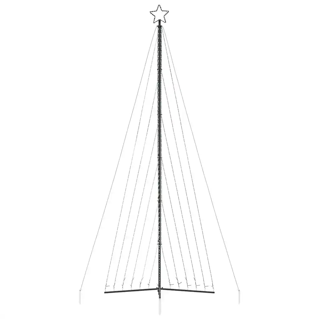 vidaXL Albero di Natale a LED 789 LED Bianco Caldo 476 cm