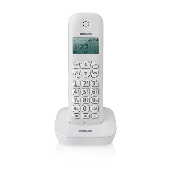 BRONDI GALA (BIANCO/GRIGIO) - TELEFONO CORDLESS SINGOLO