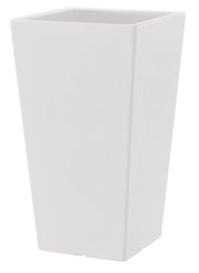 Vaso 40x40x68 cm in Polietilene Pasubio Alto 70 Bianco
