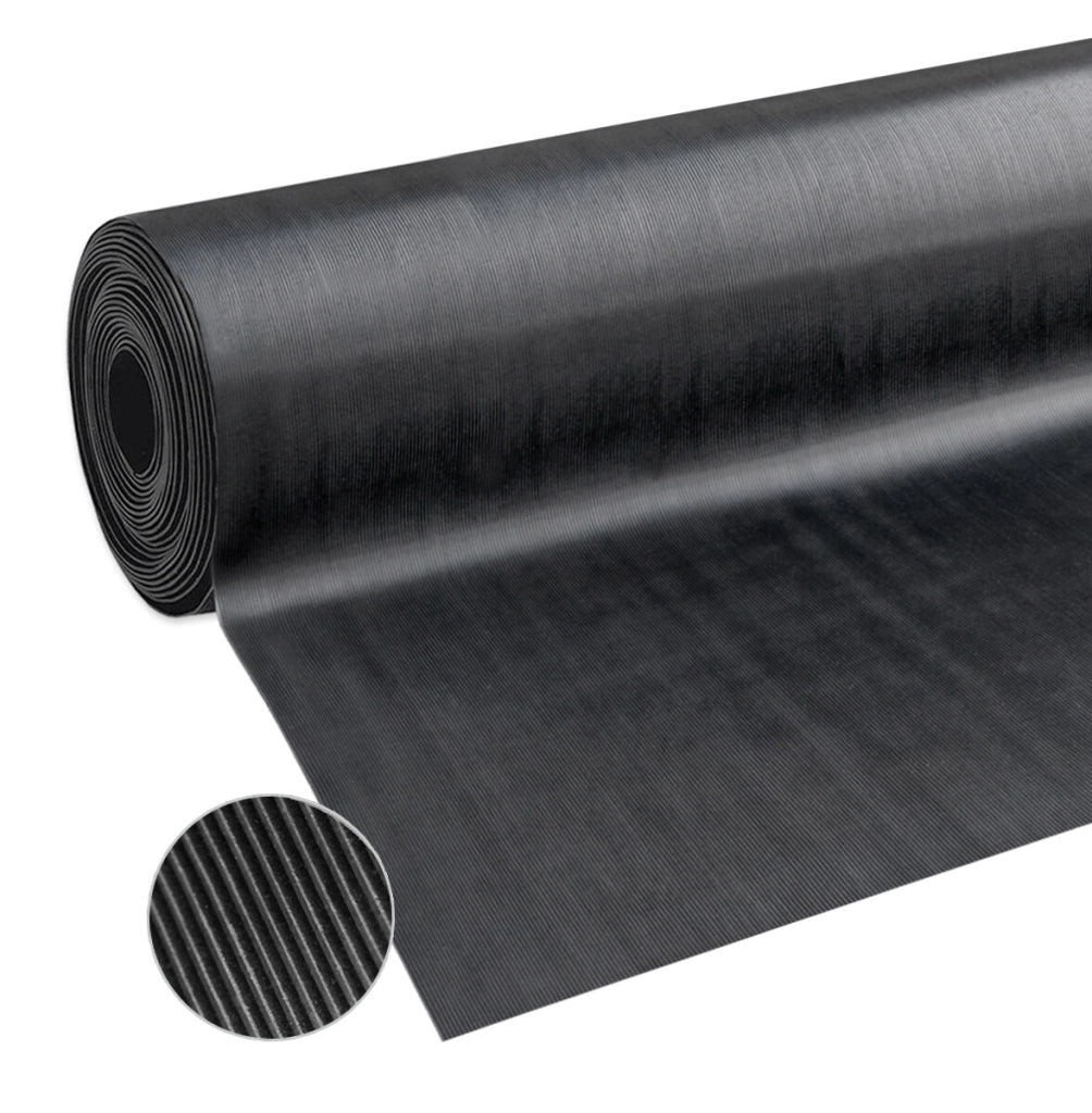 Passatoia Gomma Isolante Antiscivolo Tappeto Copri Pavimento Gommato Antiurto Robusto 100x700 cm