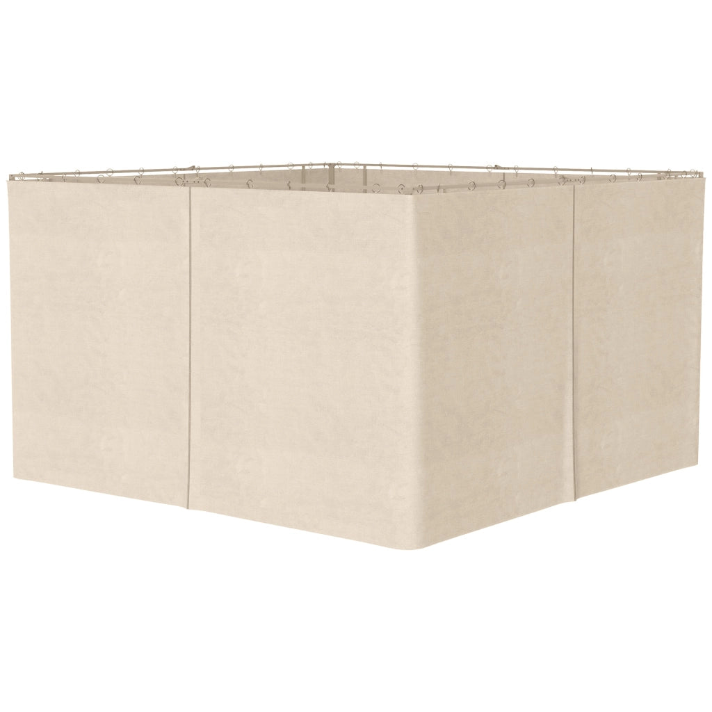 Pareti laterali per gazebo pergola ¨C zephmum ¨C 4 pezzi beige