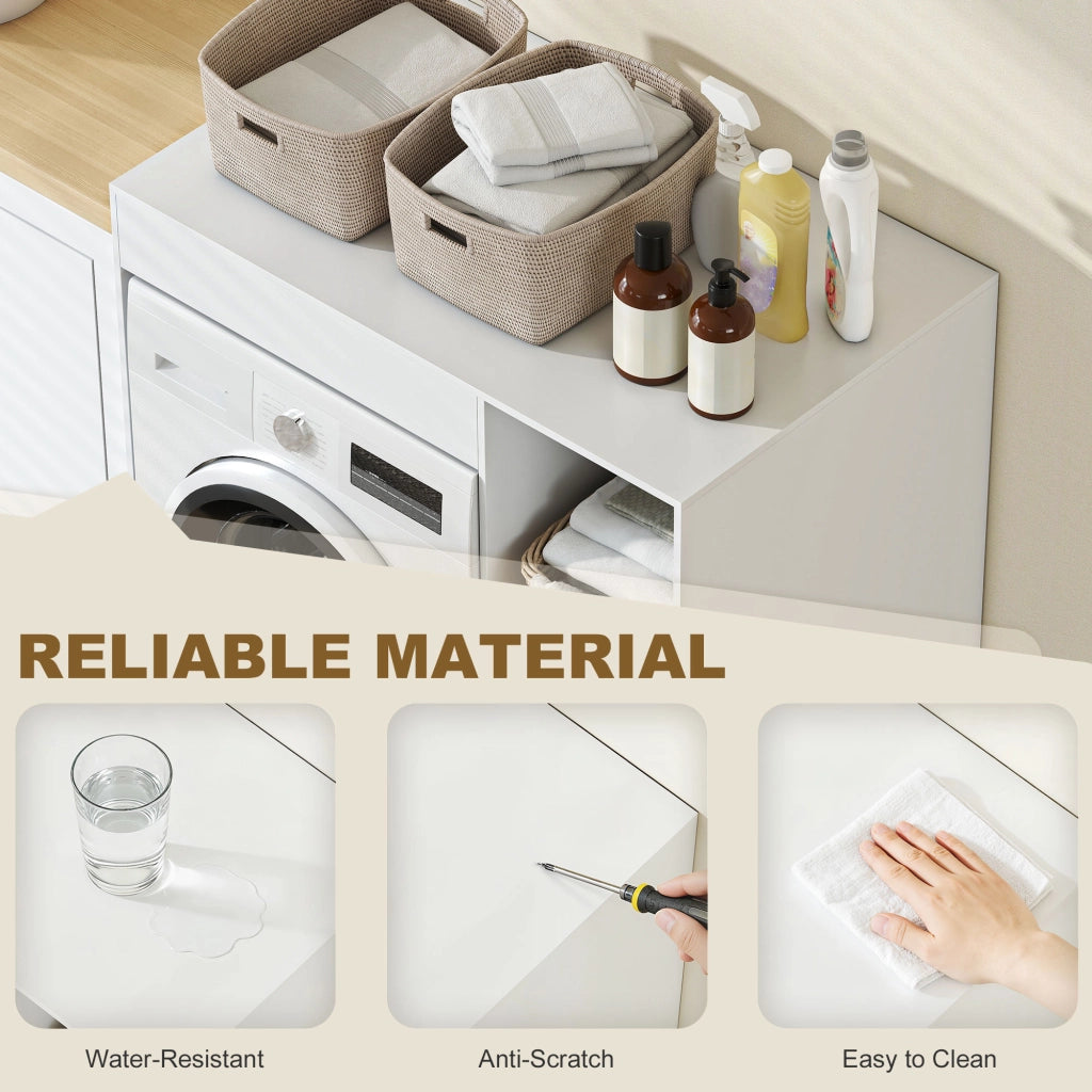 Mobiletto per bagno sopra lavatrice ¨C Minimal ¨C bianco