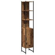 Mobile da Bagno | Armadio da bagno con porta Legno vecchio 33 x 33 x 185,5 cm