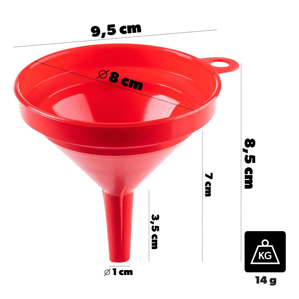 KADAX Lejek mały fi 8cm - czerwony <50> K17478