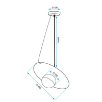 Lampada Da Soffitto App1417-cp Black Gold