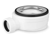 Piletta Doccia ribassata con Sifone GRAVITAZIONALE con flangia INOX  108mm - Foro 85mm - Uscita 40mm - H.50mm