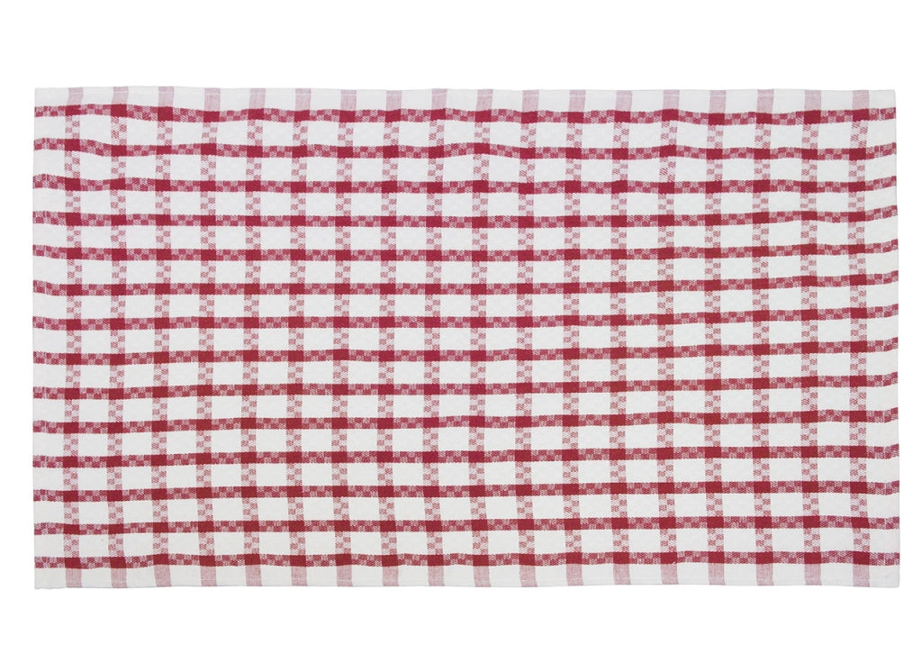 Set 6 Strofinaccio Asciugamano Cucina In Cotone Tinto Filo Modello Tiffany