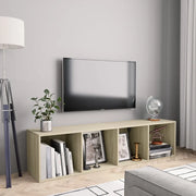 Libreria-Mobile TV Rovere Sonoma 143x30x36 cm