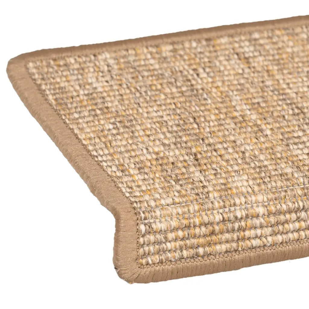 Tappetini Autoadesivi per Scale 15 pz Marrone Chiaro 65x25 cm cod mxl 71262