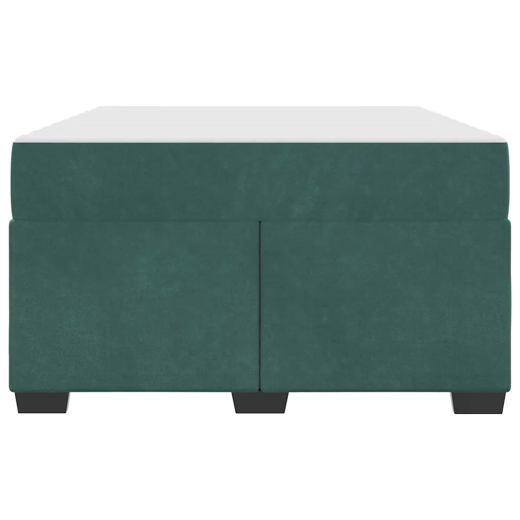 Struttura del letto Verde Scuro 120 x 190 cm Tessuto