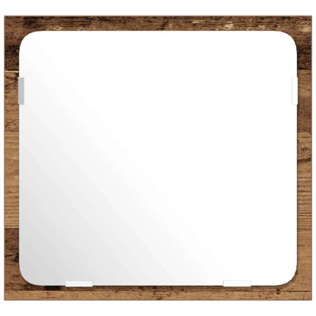 Set di mobili per il bagno con porta 3 pcs Legno vecchio 3332541