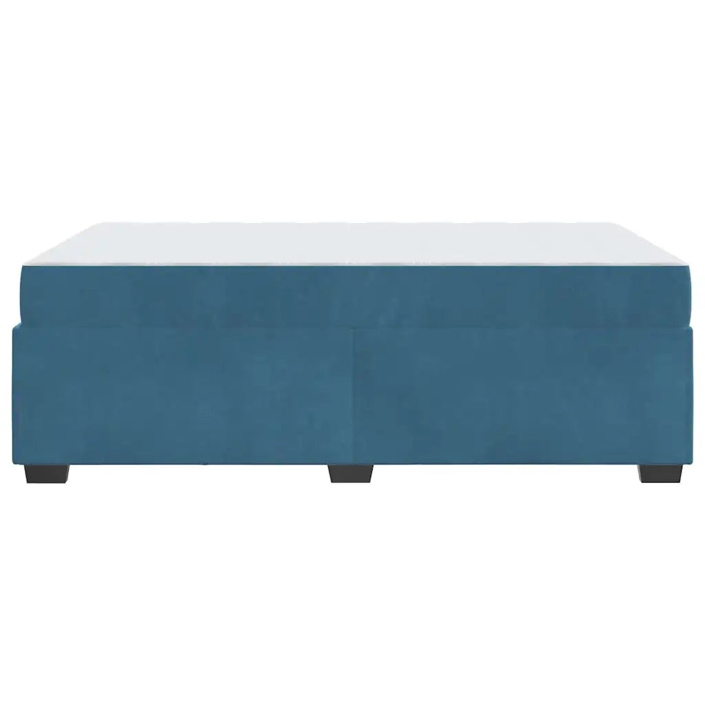 Struttura del letto Blu Scuro 120 x 190 cm Tessuto