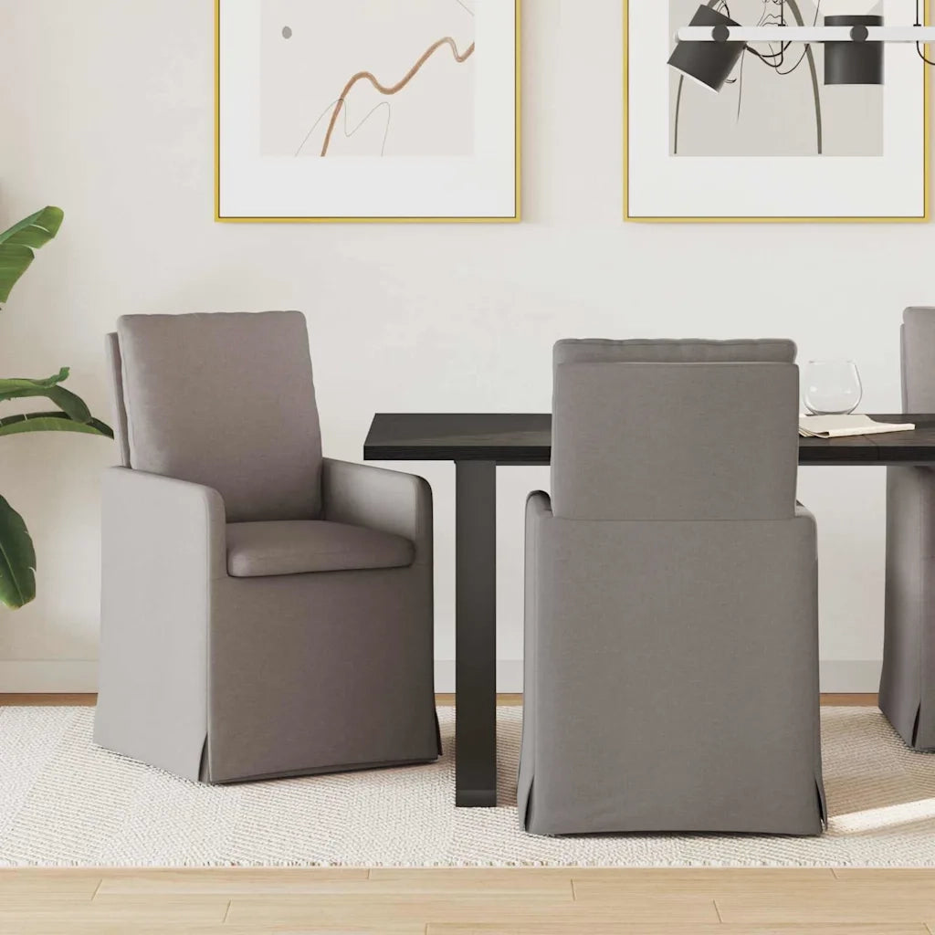 Sedie da pranzo 2 pcs Talpa 57 x 67 x 98 cm Tessuto 42017922