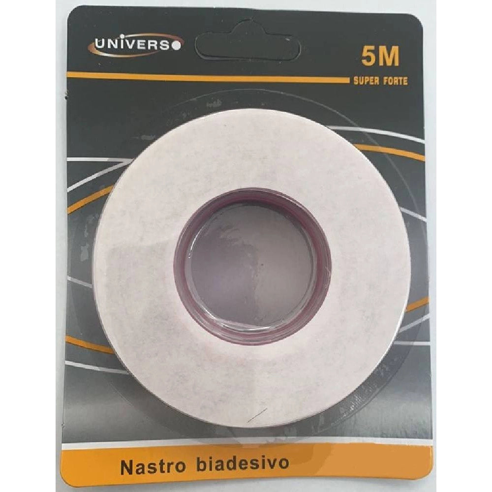 Trade Shop - Nastro Biadesivo In Acrilico Trasparente Ultra Resistente Per Strip Led 5mx20mm -