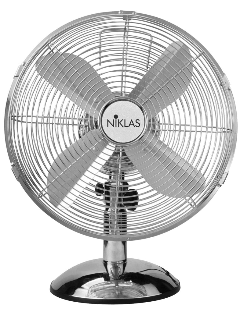NIKLAS NEWAGE VENTILATORE DA TAVOLO IN ACCIAIO 50 W 3  VELOCITÀ