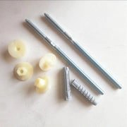 Fischer wd 230 x coppia vitone vite e tassello prolungato per fissaggio lavabi semi incasso