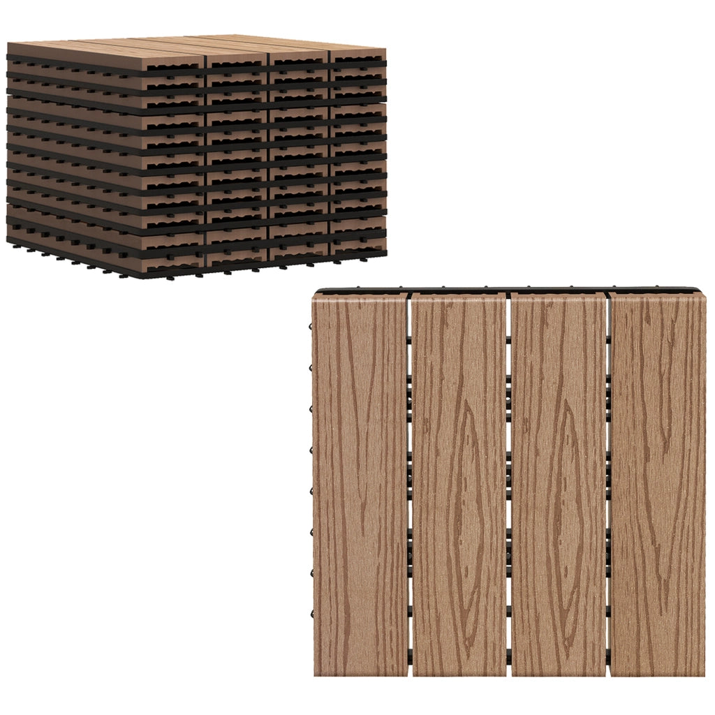 Griglia per Terrazzo ¨C zephmum ¨C 11 Pezzi, 30x30 cm