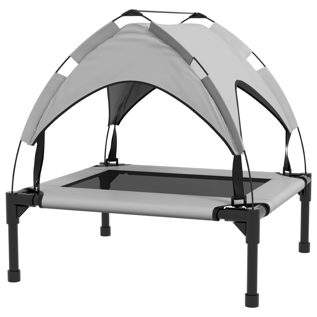 Letto per cani e gatti con trasportino ¨C zephmum ¨C 76x61x69.5 cm grigio