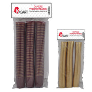 CAPSULE TERMORETRAIBILI PER BOTTIGLIE VINO oro - Ø 31 x  h 55 mm  - KASART