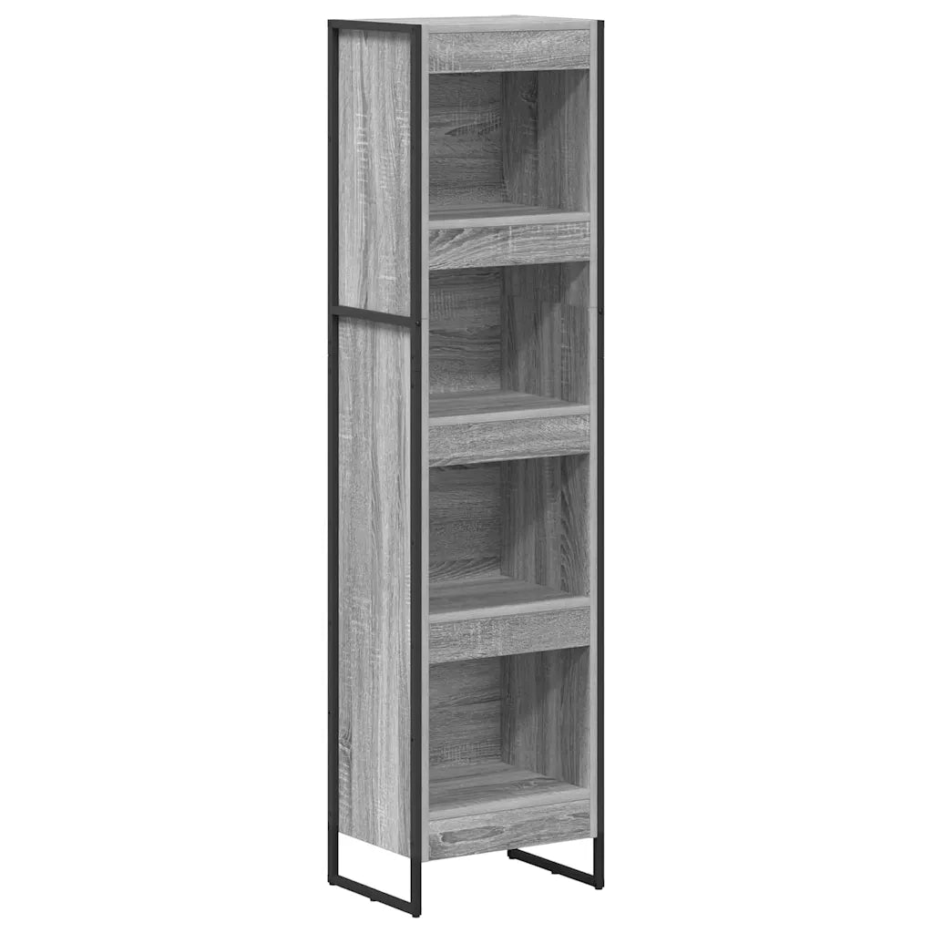 Armadio per Libri Grigio Sonoma 40 x 30 x 155 cm